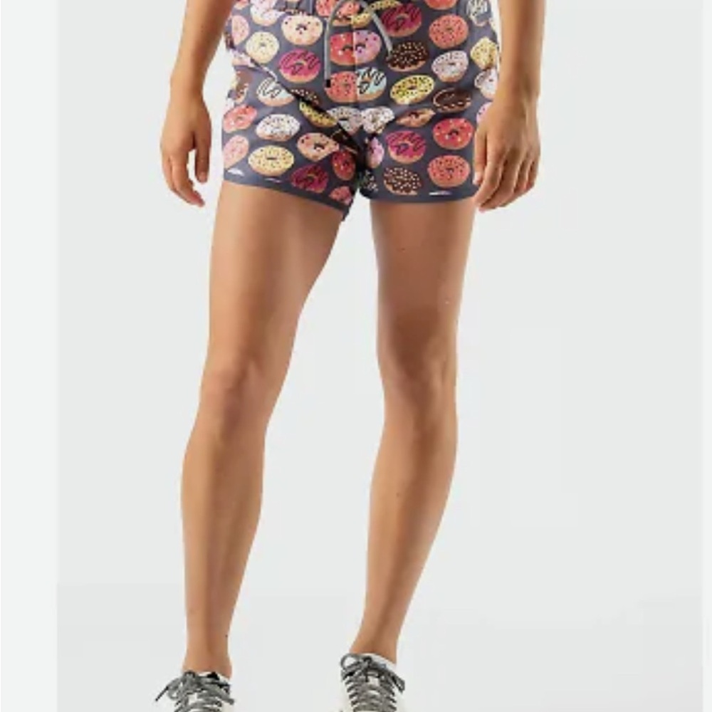 Rabbit 4” Colorful Donut Print Women's Running Shorts